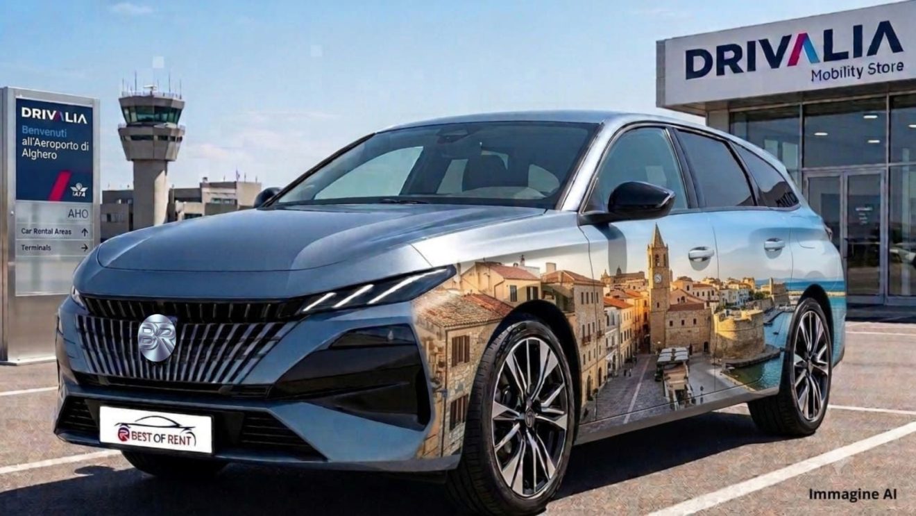 Esempio di modello auto per il noleggio auto ad Alghero Aeroporto