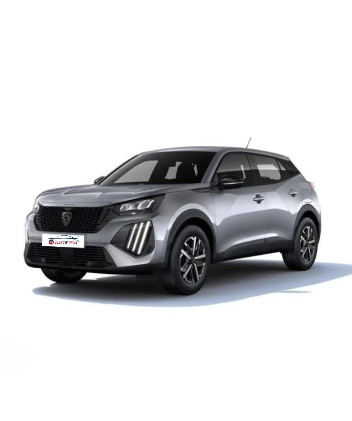 Peugeot 2008 Turbo | Visione Frontale | Grigio Metallizzato