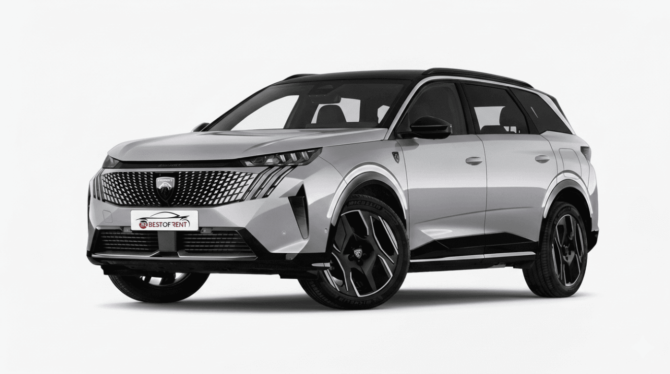 Peugeot 5008 Hybrid | Visione Frontale | Colore Grigio Metallizzato