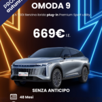 Omoda 9 plugin colore grigio metallizzato