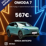 Omoda 7, suv di colore grigio metallizzato