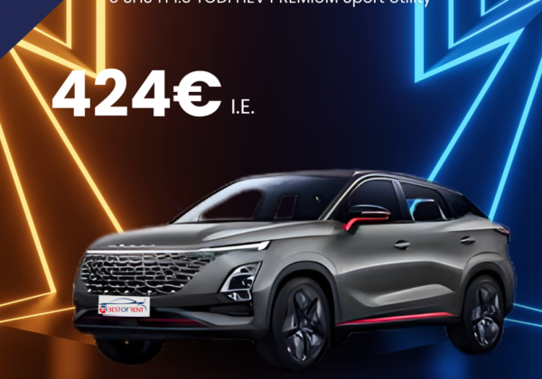 suv Omodoa 5 di colore grigio e dettagli bordeaux