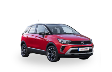 Opel Crossland per il sito Best of Rent di colore rosso