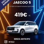 jaecoo 5 suv grigio metallizzato